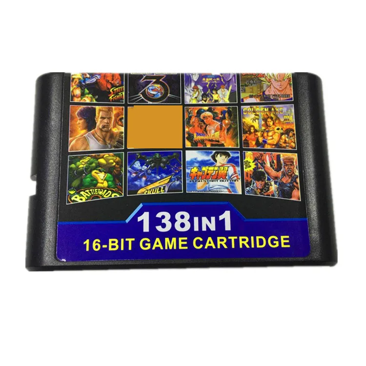 

138 in 1 Hot Game Collection For SEGA GENESIS MegaDrive 16 bit Game Cartridge For PAL and NTSC Game consoles Version