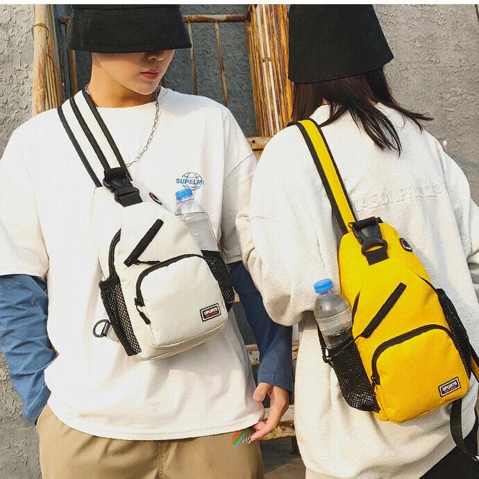 

Мужская и женская нагрудная Сумка-слинг, забавные сумки через плечо, спортивный дорожный рюкзак на плечо