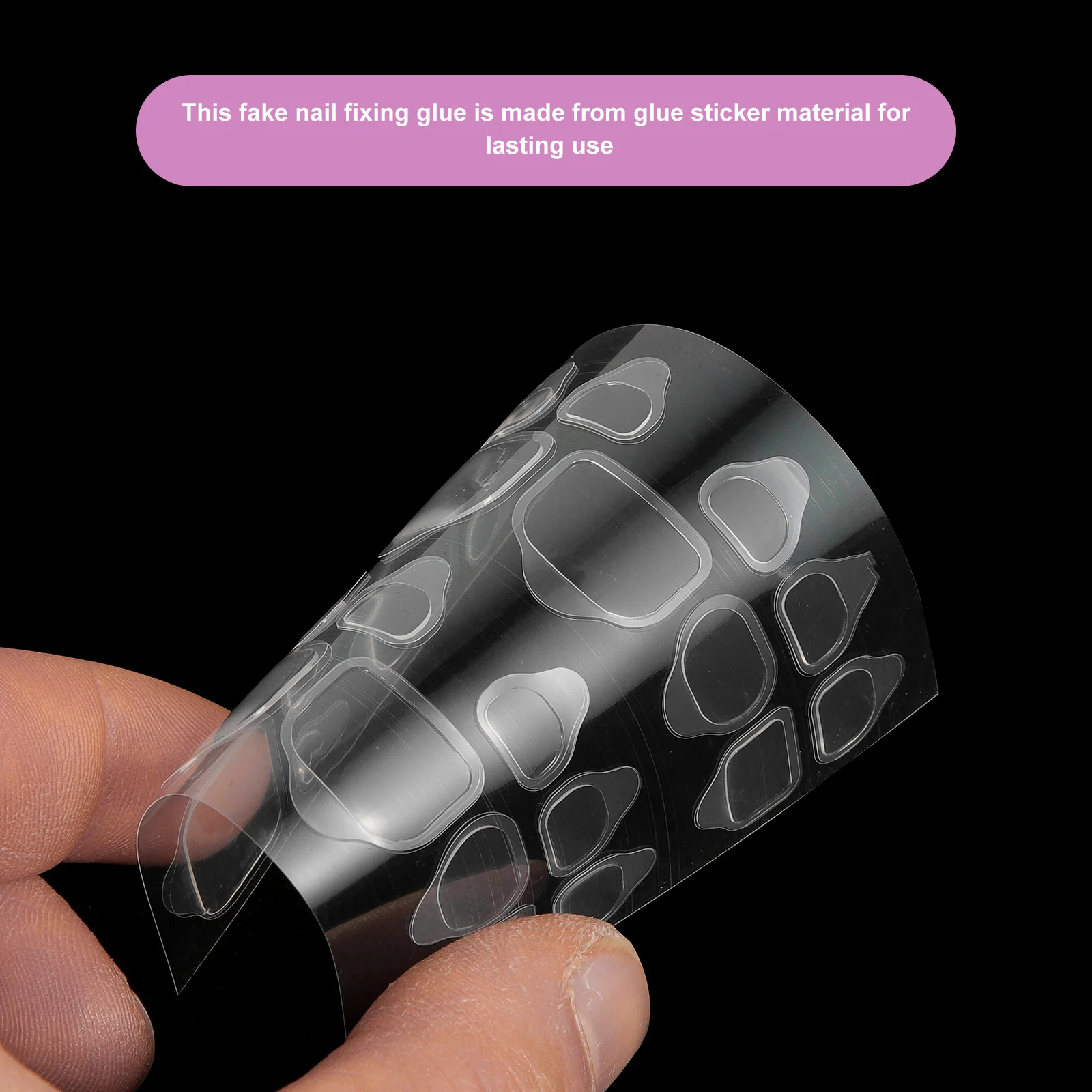 20 листов клейких вкладок для ногтей наклейки липкая высококачественная клейкая