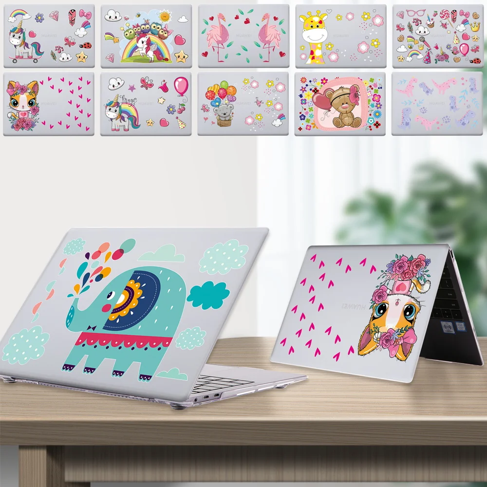 

Жесткий чехол для Huawei MateBook X 2020/Honor MagicBook (Pro 16,1/14/15)/Matebook 13 AMD 2020, милый стильный мультяшный чехол для ноутбука
