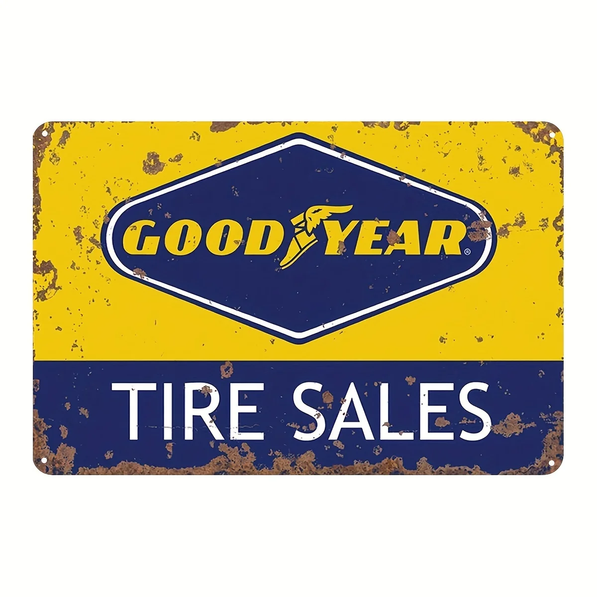 Винтажная металлическая вывеска Goodyear Tire 1 шт. настенное искусство из железной