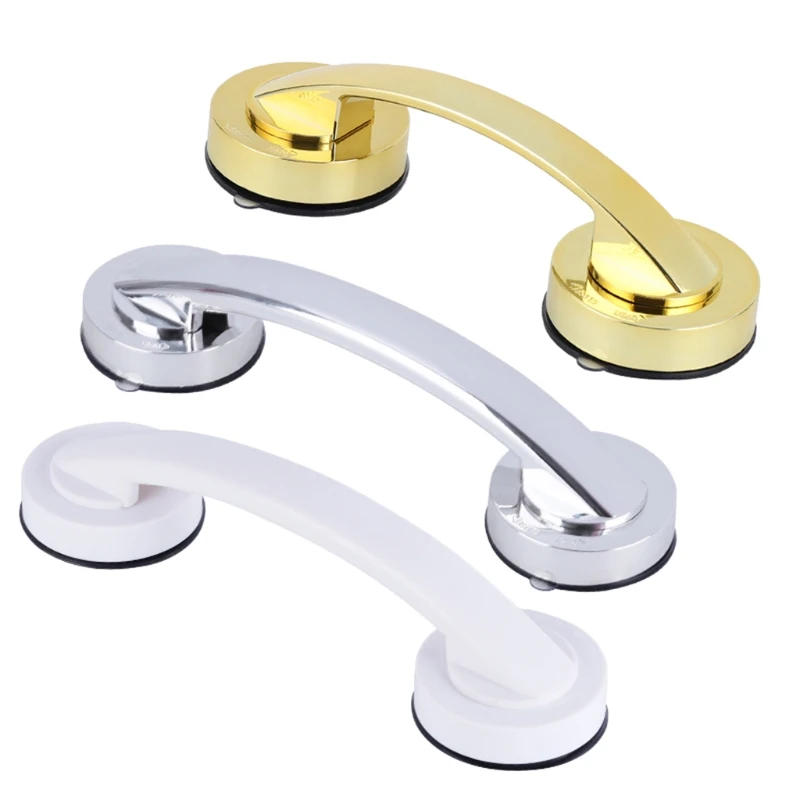 

Portable Dual Locking Suction Cups Shower Handles Shower Bar Bathtub Handle