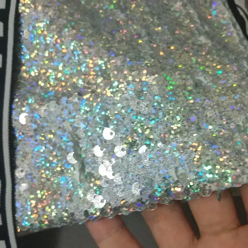 Блестящий серебристый мужской комплект куртка с блестками брюки одежда для