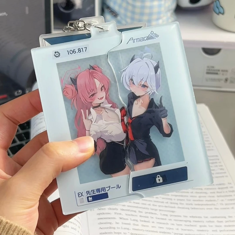 Фото Брелок для ключей из акрила Game Blue Archive Azur Lane IJN Taihō Yozakura Kirara, аксессуар для сумки, украшение, реквизит для косплея №5