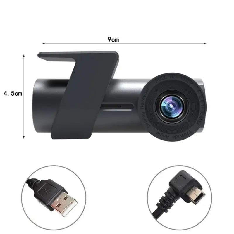 Auto Dvr Dashboard Camera Front And Rear View Vehicle Digital Video