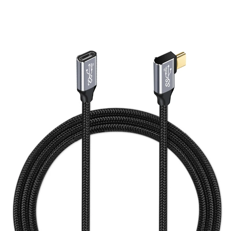

USB C 3.1 Extension Cable,USB-C 3.1 Gen2 Type C Male to Female Fast Charge Extender Compatible with Dell XPS MS Surface Dropship