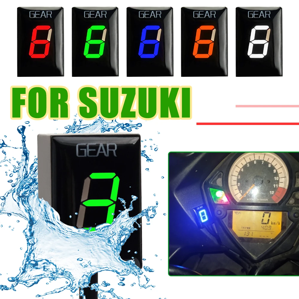 Gear Indicator For Suzuki SV650 SV1000 SV 650 650S SV 1000 RMX-450Z RM-Z250 Z450 VL800 Intruder VL1500 Motorcycle Accessories