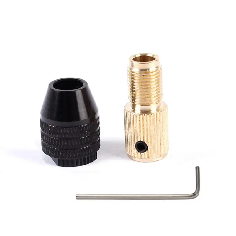 

With M8 Motor Collet Set Motor Central Shaft Three-jaw Collet 2.0-5.0mm Shaft Hole Small Motor Collet Set Straight Grain