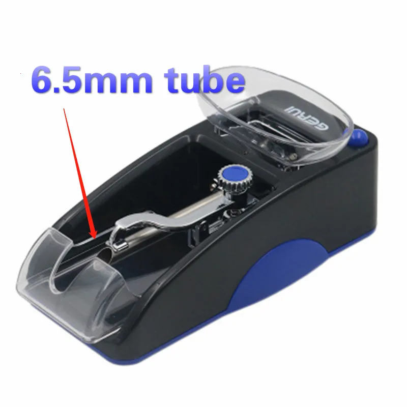 

6.5mm Thin Slim Tube Cigarette Rolling Machine 110-230V Automatic Electric Tobacco Injector Maker Roller Smoking Accessories
