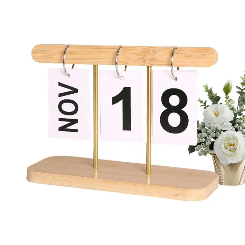 

Вечный календарь, винтажный календарь, настольный календарь, креативное шикарное украшение для дома, настольный календарь, большой дисплей, деревенский фермерский