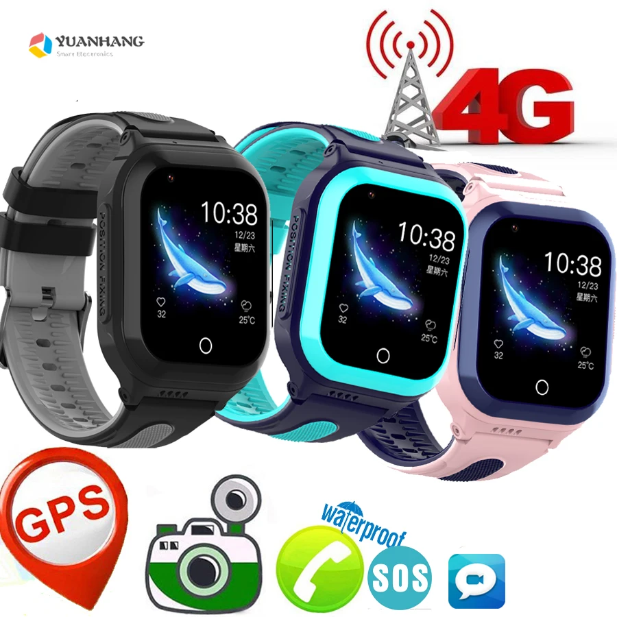 

Смарт-часы IP67, 4G, GPS, Wi-Fi, с пультом ДУ