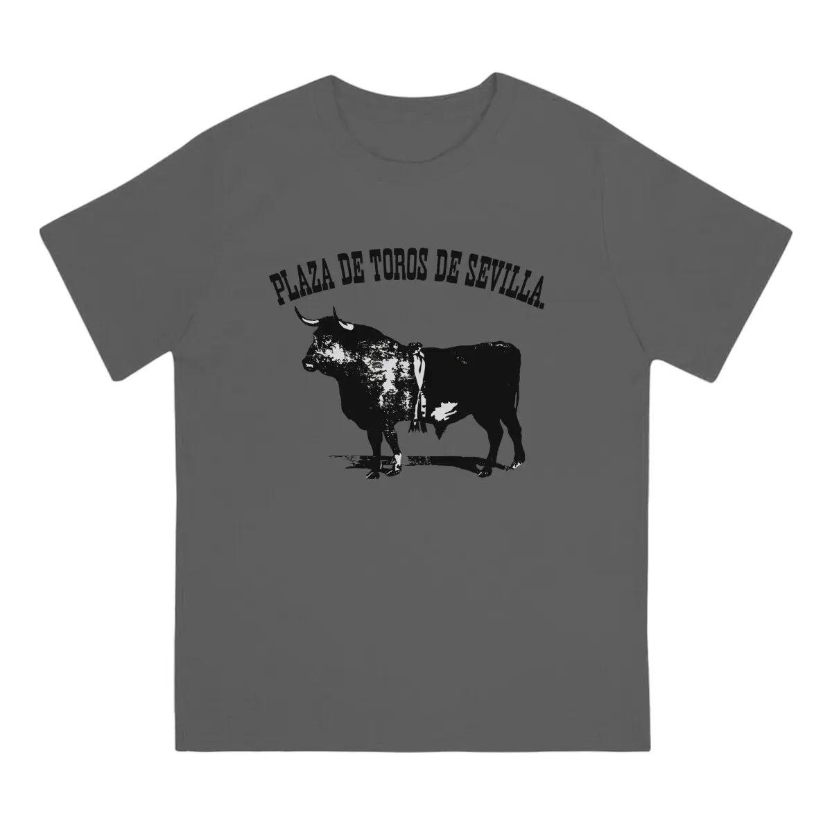 Севилья Плаза Уникальная футболка Bullfighting Повседневная Летняя для взрослых