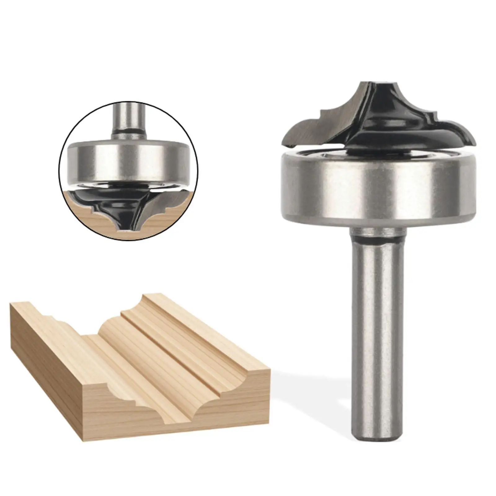 

Router Bit Sturdy Accessories Milling Cutter Portable Woodworking Router Tool Carbide Cutter Easy to Use Trimming Cutter
