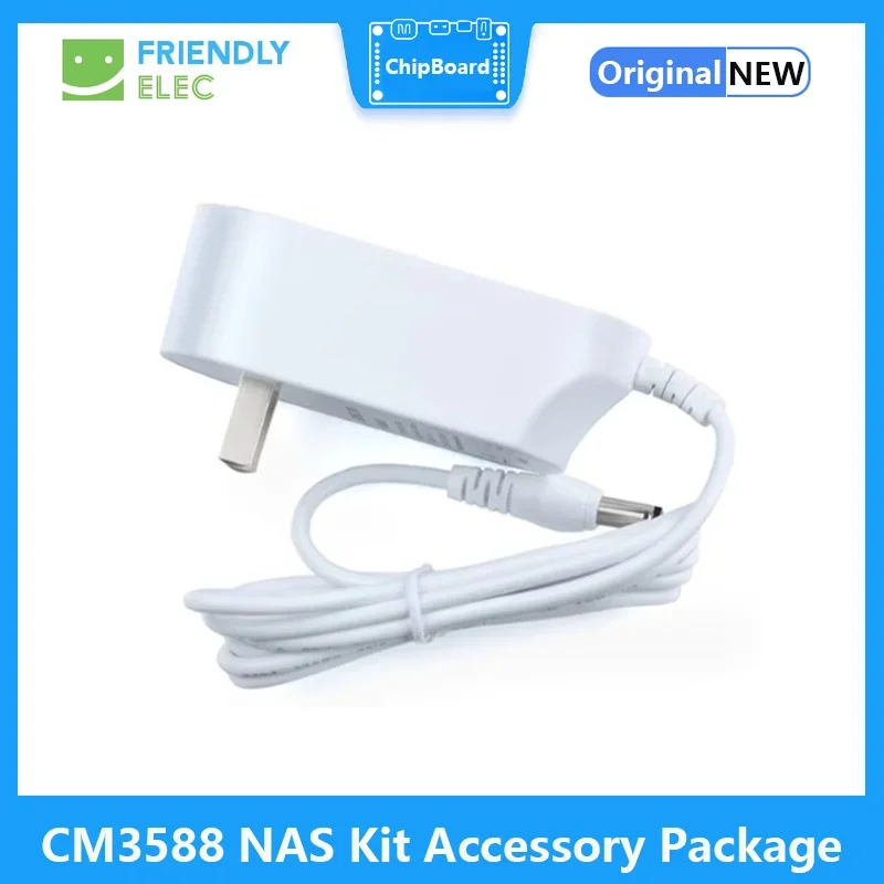 Фото Комплект FriendlyELEC CM3588 NAS RK3588, аксессуар для платы процессора, металлический алюминиевый корпус, охлаждающий вентилятор, RTC аккумулятор, радиатор, винт, отладка №3