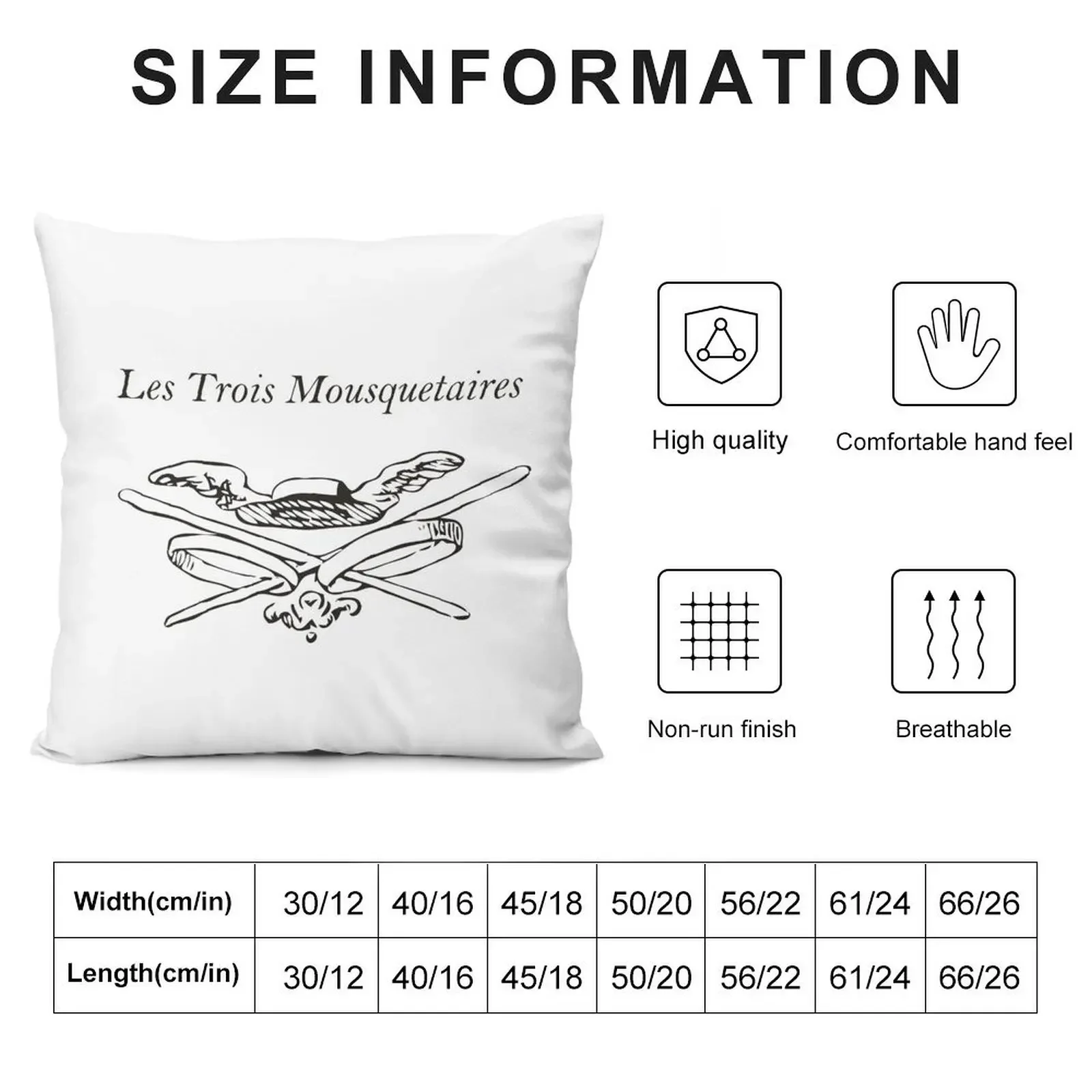 Les Trois Mousquetaires-Три Musketeers декоративная подушка Рождественская для дома