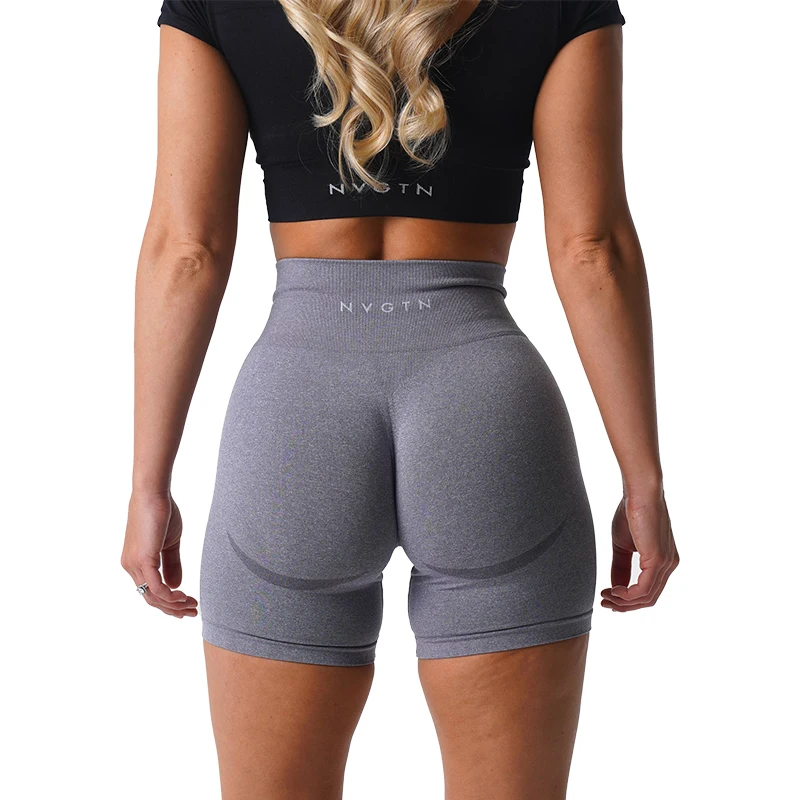 2023 New Seamless Shorts For Women Push Up Booty Workout Shorts Fitness Sports Short Gym Clothing Yoga Shorts