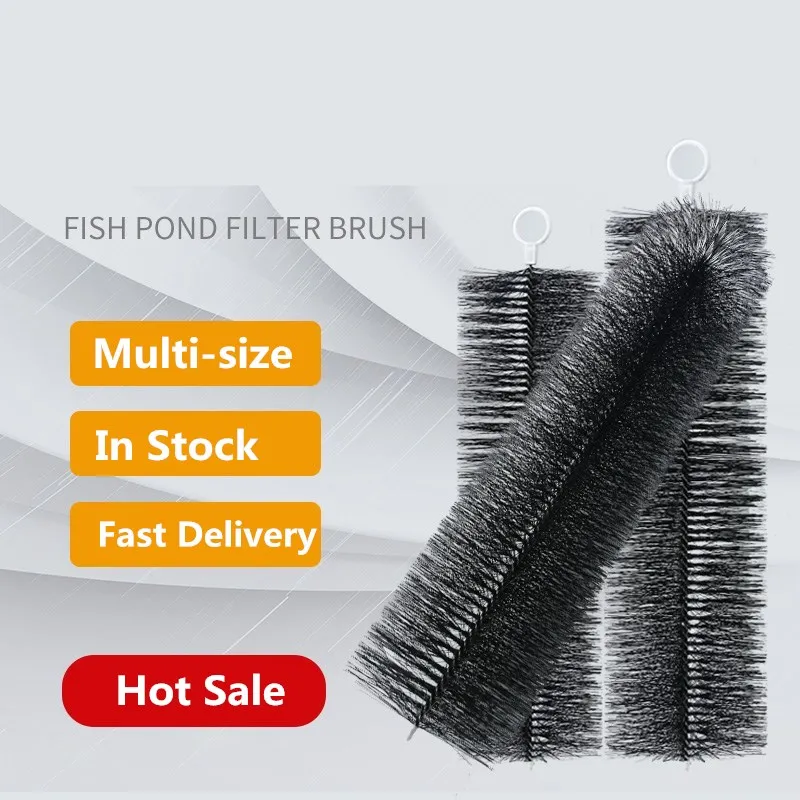 

5pcs Koi Fish Pond Filter Brush 30/40/50cm Aquarium Cleaning Biochemical Pre-filter Skimmer Brush Replacement Filtration System