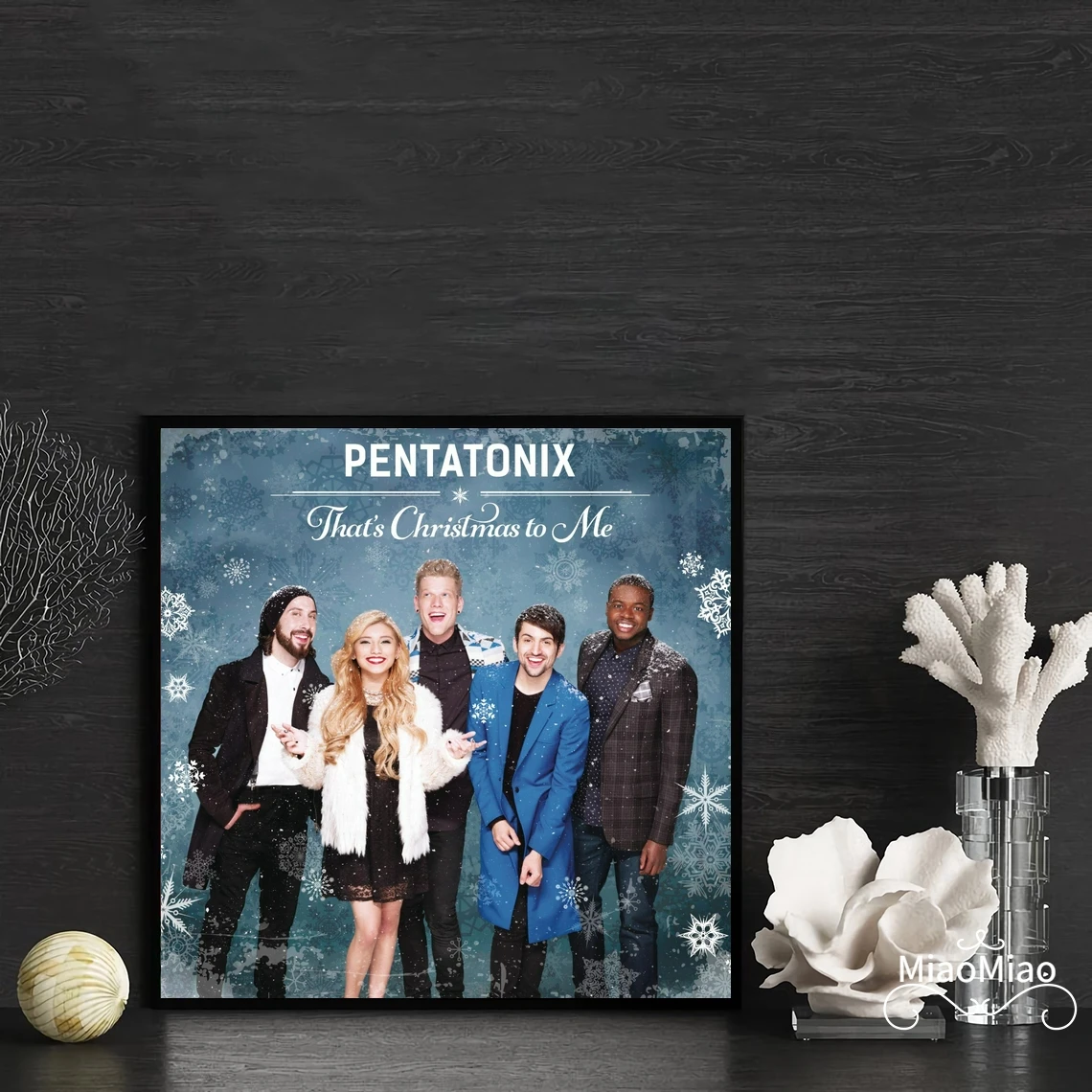 

Постер на холсте с изображением музыкального альбома Pentatonix That's Christmas To Me, Художественная печать, домашний декор, настенная живопись (без рамки)