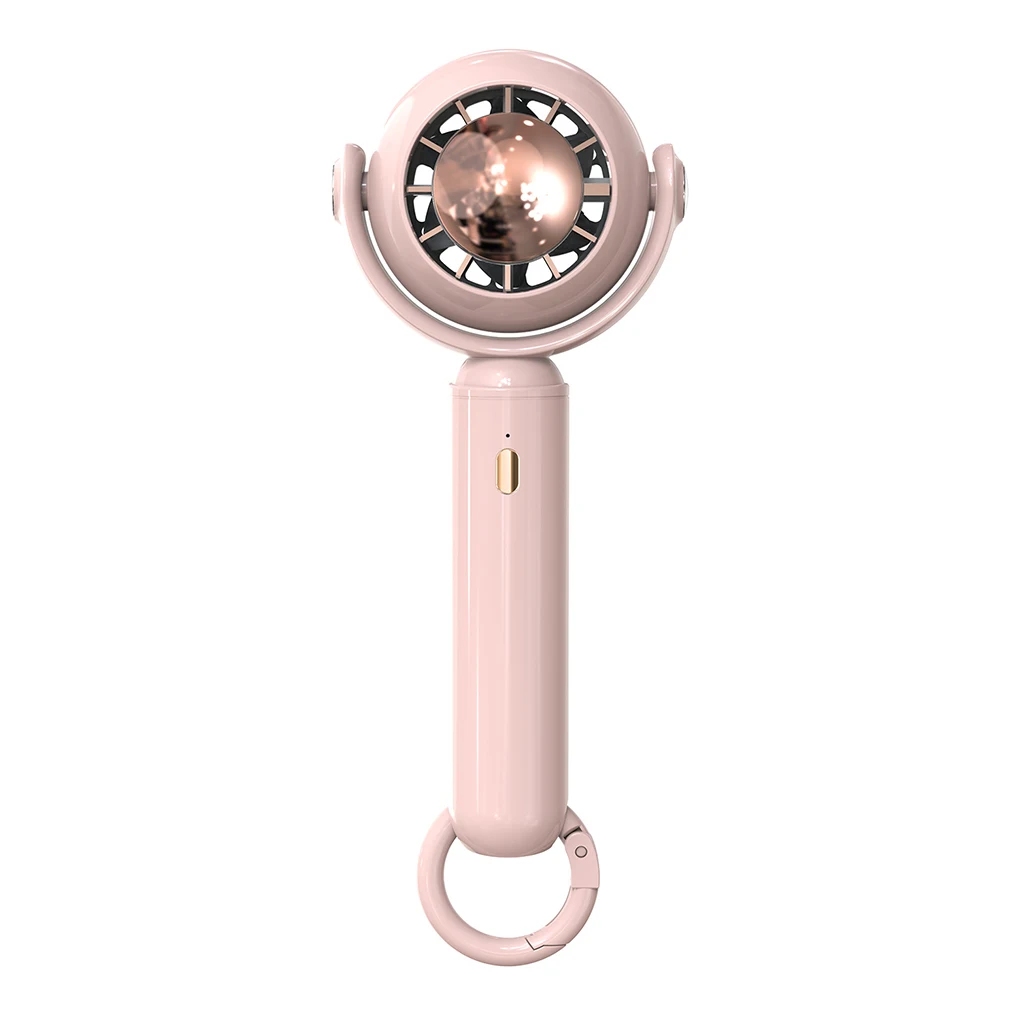 

Portable Fan Handheld Replacement Hanging Travelling 3 Gear Adjustable Button Switch Outdoor Cooling Fans with Carabiner