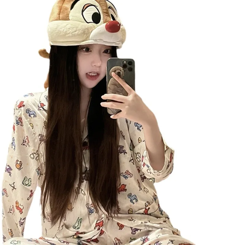 Высококачественный стильный повседневный женский пижамный комплект с героями