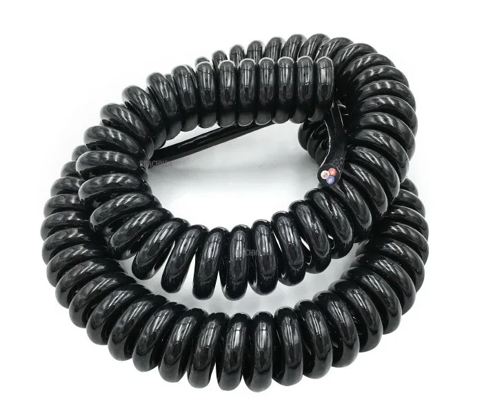 

Пружинный спиральный кабель 2-жильный-3-4-5-6-8-9-10-12 сердечник 0,2 мм 0,3 мм 0,5 мм черно-белый шнур питания может увеличить прочный провод
