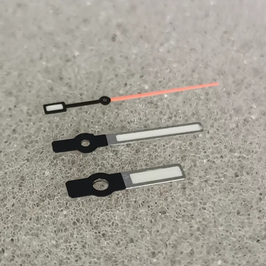 Watch Accessories Needle Colour Blocking Black Orange Seconds Green Luminous Needle Suitable for NH35/36/4R/7S Movements