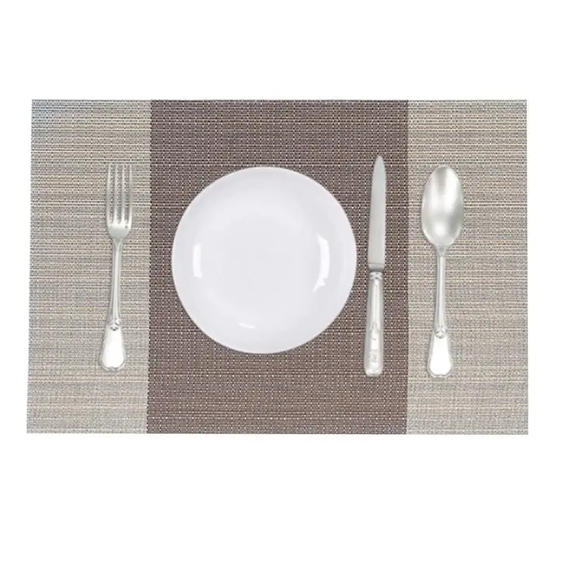 

Table Placemats Heat Insulation Stain Resistant Non Slip Place Mats Washable Durable Easy To Store Household Supplies For Dining