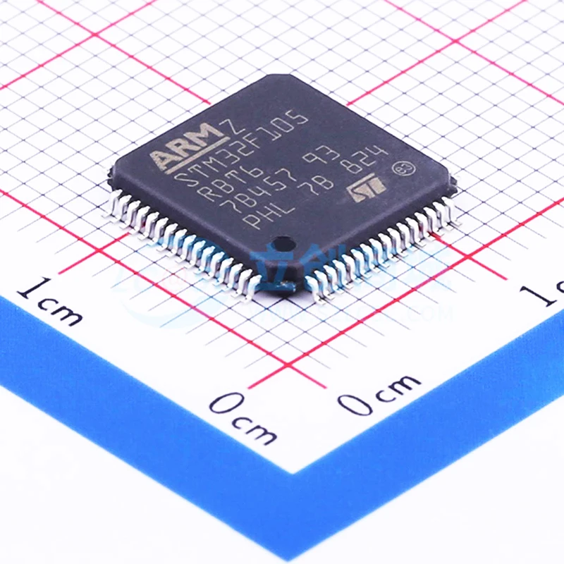 

5 шт., микроконтроллер STM32F105RBT6 STM32F105RB
