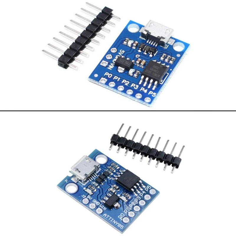 5 шт. Attiny Attiny85 Digispark Kickstarter Micro-USB макетная плата модуль для Arduino IIC I2C TWI SPI с низкой
