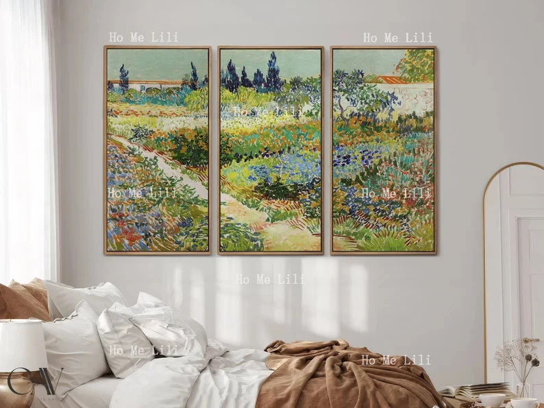 Ван Гог Принт Сад В Арле Цветочный Плакат Абстракция Искусство