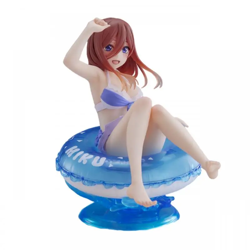 

Pre-Sale The Quintessential Quintuplets Japan Anime Cartoon Character Pvc Swimwear Nakano Miku Model Desktop Decoration Toys