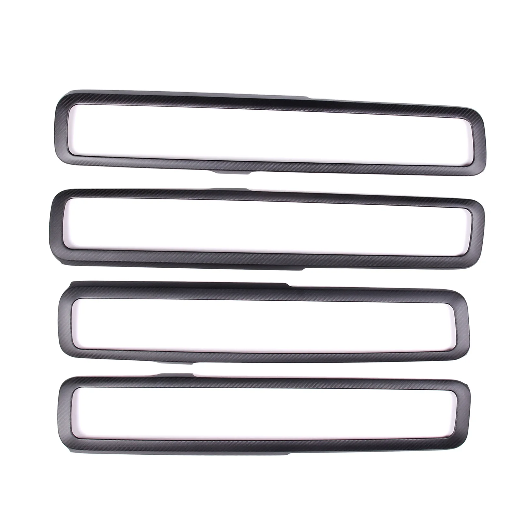 

For Mercedes Benz G Class 2019-2020 Car Door Inner Handle Frame Cover Trim Car Interior Car Styling Real Carbon Fiber