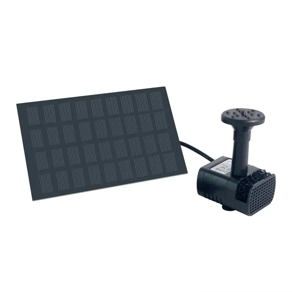

NEW Water Pump 9V1.8W Solar Fountain Pump Outdoor Fish Pond Rockery Solar Water Pump Micro Solar Submersible Pump For Bird Bath