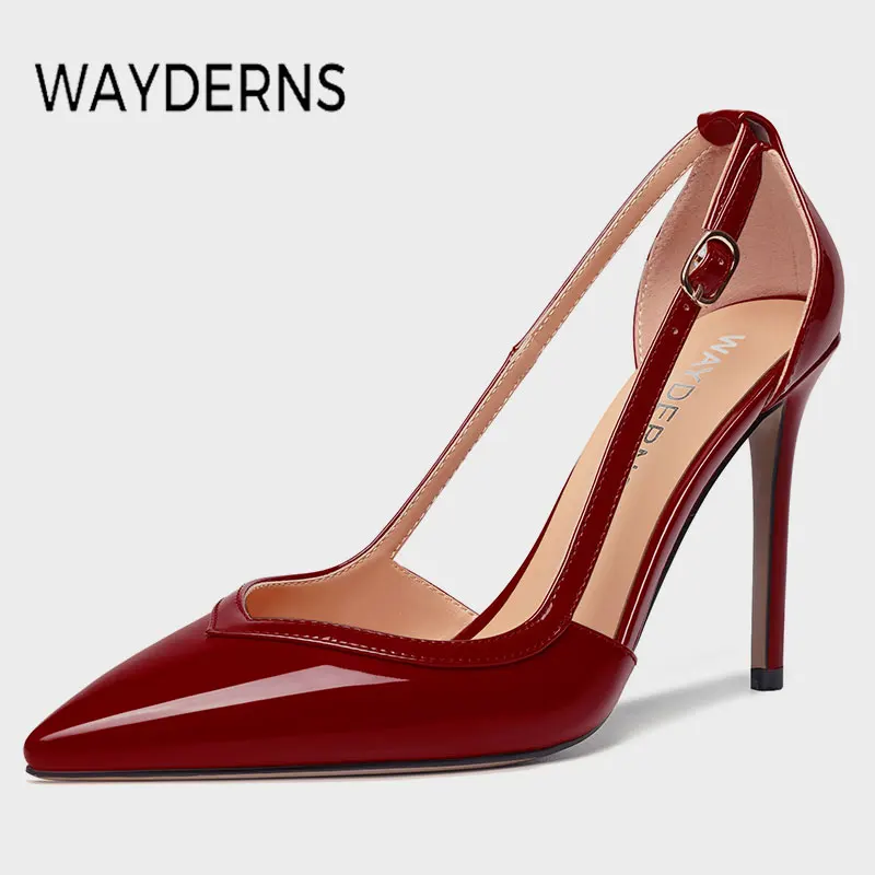 

WAYDERNS 2023 New Arrival Women Sandals Pinted Toe Women'S Shoes For Summer Fashion Buckles Ladies Casual Footwear Size 35-43