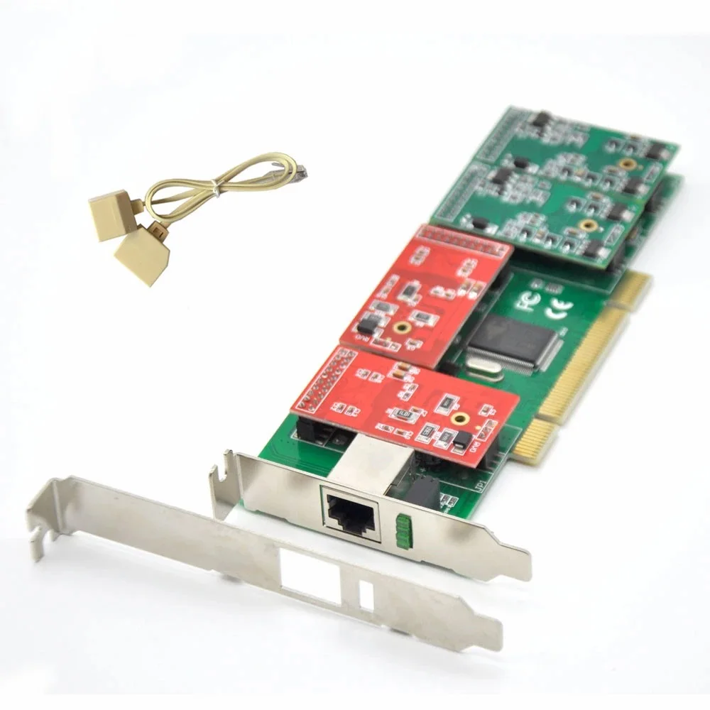 

Order online TDM410PL series analog Voice telephony cards Analog FXS/FXO voice Card