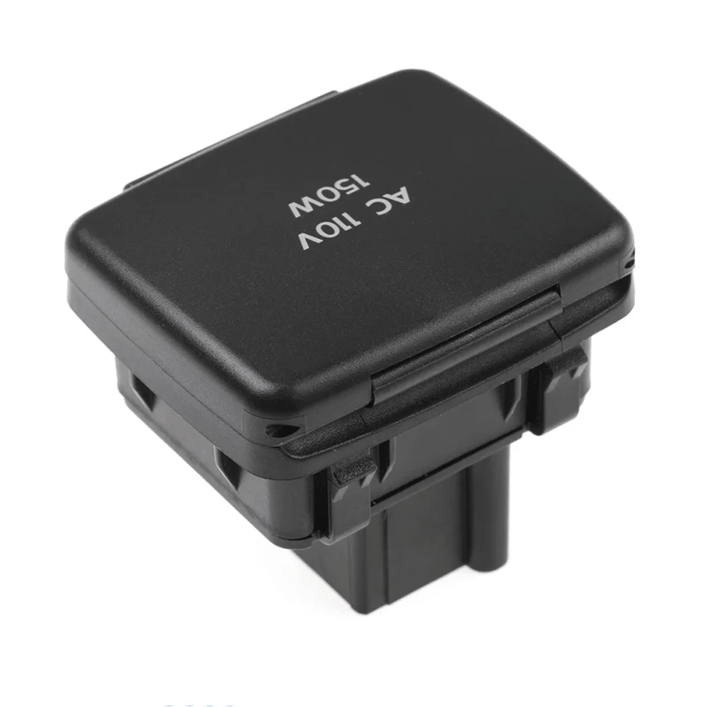 

Center Console Rear AC Power Outlet Socket Plug BC3Z-19N236-A For Ford 110V 150W Power Socket Outlet Connector