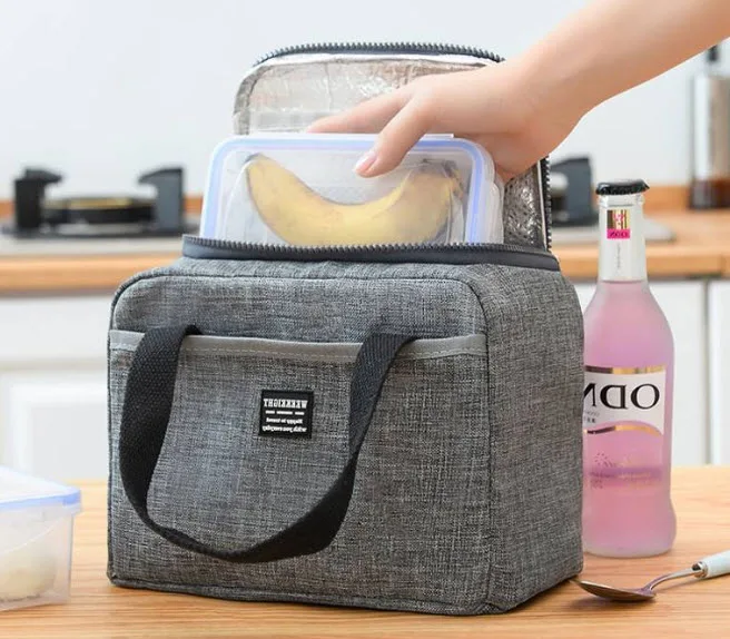 

Durable Oxford Lunch Bag Portable Lunch Bag New Thermal Insulated Lunch Box Tote Cooler Handbag Good Quality Dinner Container