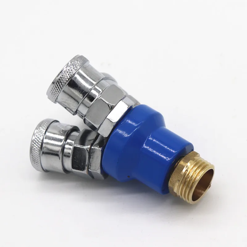 

3PCS-Quick Connector Pneumatic Pipe Air Compressor Connector SMY Round Tee Air Pipe C Type SMV Round Two Way Two Fork Three Fork