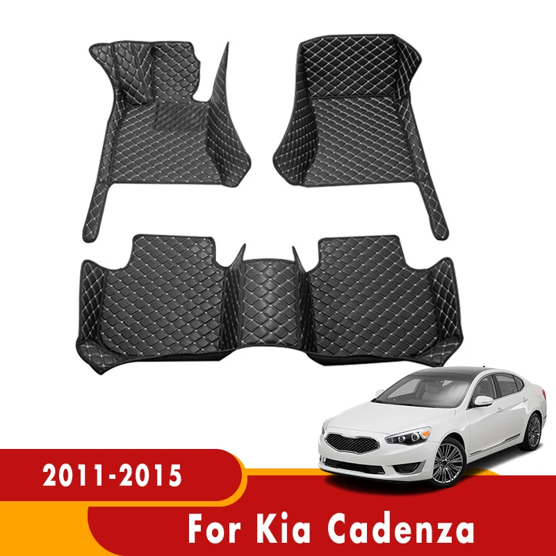 

Автомобильные коврики для Kia Cadenza 2015, 2014, 2013, 2012, 2011, коврики из искусственной кожи, коврики для ног, аксессуары для интерьера автомобиля