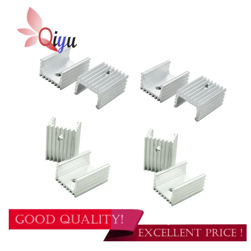 

10PCS TO-220 Transistor 15*10*20mm Aluminum Heatsink Radiator DIYGBA For Transistors TO220 U type ibuw