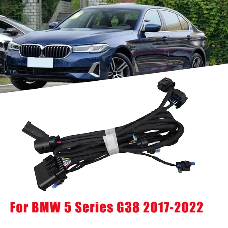 

Car Front Bumper Radar Harness Wire Set 61128706662 Black For BMW 5 Series G38 528Li 530Lix 540Li 2017-2022