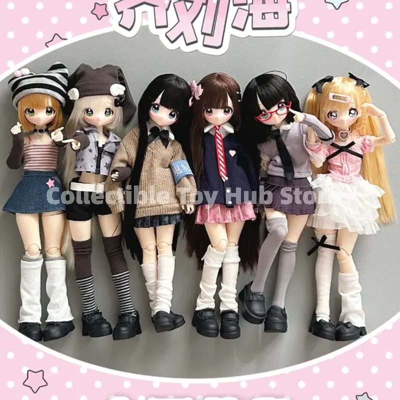 Фото В наличии: Miralab Don't Touch My Bangs BJD Blind Box, коллекционная аниме-кукла 1/6 масштаба, шарнирная фигурка, игрушка-подарок в стиле Лолита №3
