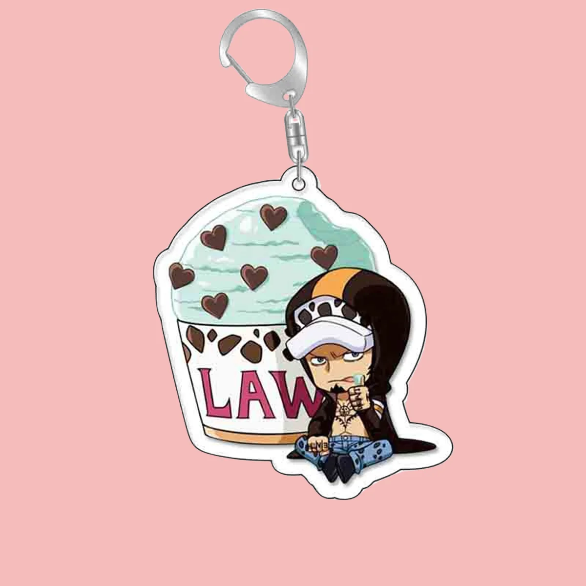 Аниме GOODS акриловый брелок милый y2k Луффи Зоро для ключей сумки автомобильный