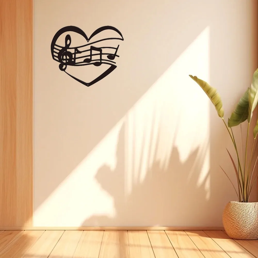 Металлический Настенный Декор Любовь И Музыка С Цитатой Для Детской Комнаты
