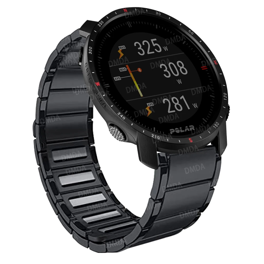 Ремешок из нержавеющей стали для POLAR IGNITE 2 VANTAGE M2 M / UNITE/ GRIT X Металлический браслет 20