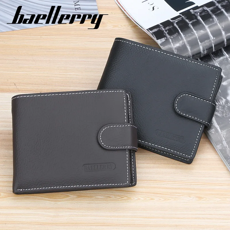 

Wallet Men Leather Wallets Male Purse Money Credit Card Holder Genuine Coin Pocket Brand Design Money Billfold Maschio Clutch