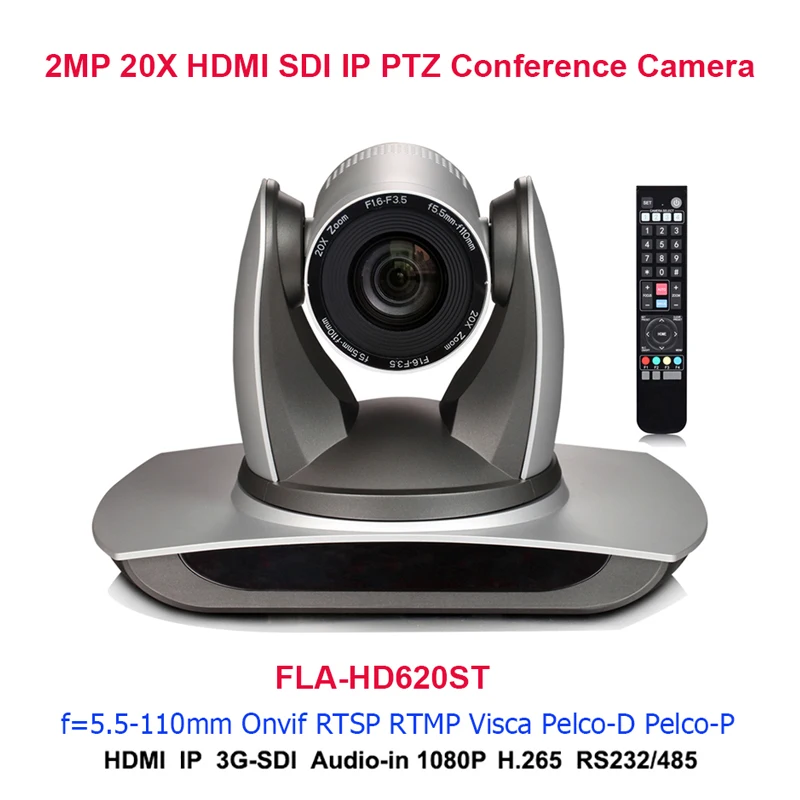 1080p60 HD SDI HDMI 1080P видеоконференции IP PTZ камера 20X оптический зум для фотосистем |