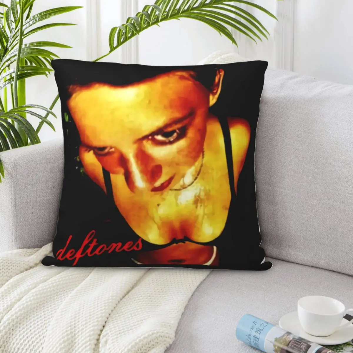 Винтажная базовая наволочка Deftones Around The Fur Concert Tour Black S 234Xl унисекс M481