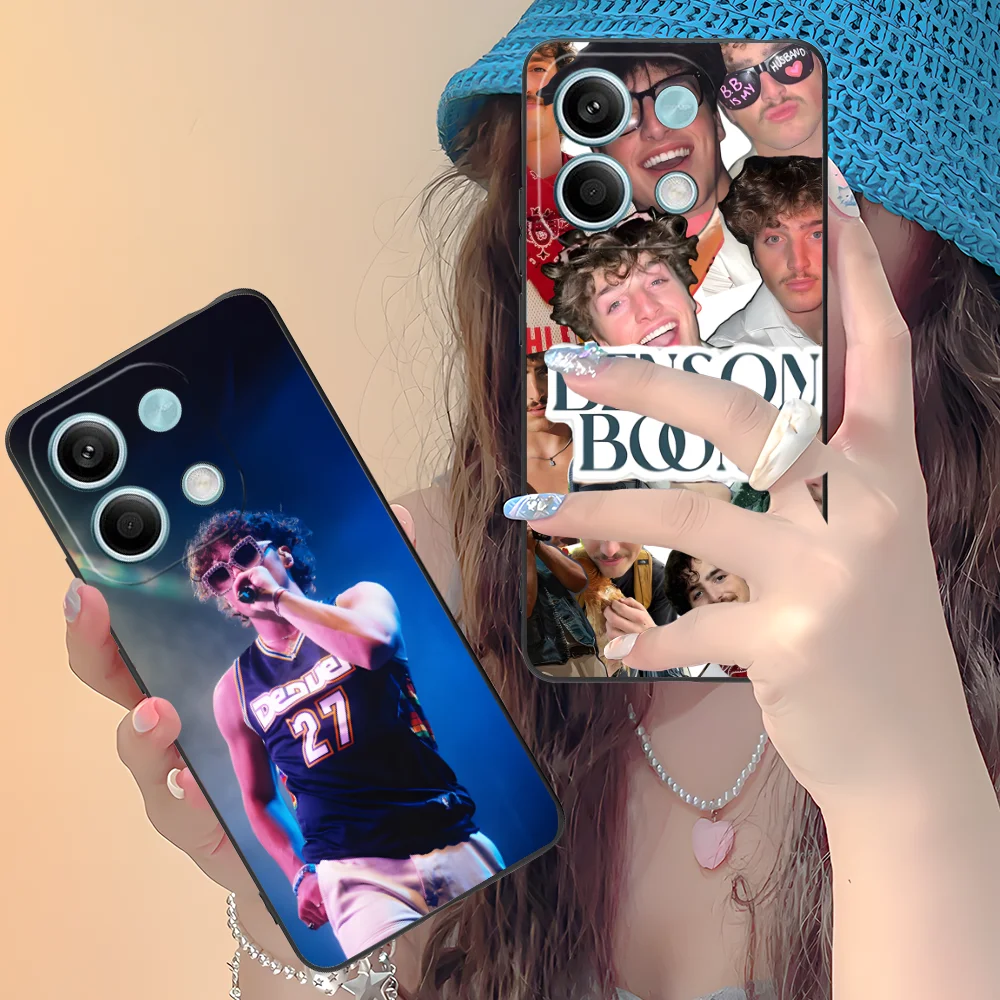 Чехол для телефона Benson Boone Xiaomi Redmi Note 13 12 11 10 9 8 7 6 S A Pro Lite Plus 5G черный чехол мобильных