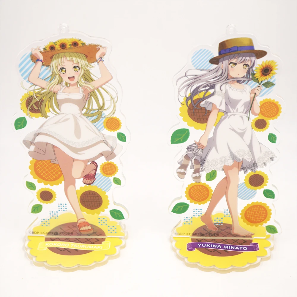Взгляд! Аниме игра Poppin'Party Hanazono Tae Kokoro Tsurumaki Yukina Minato Roselia Hazawa Tsugumi акриловая